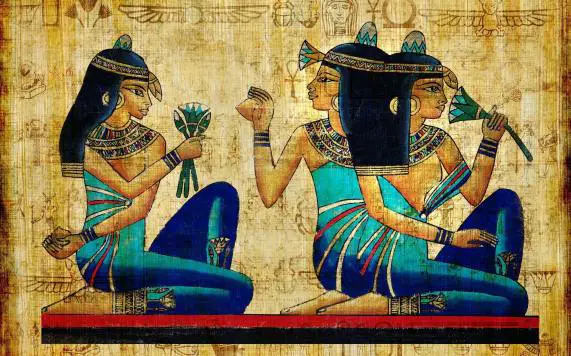 Egyptian-Hieroglyphics-Papyrus-Painting-Art-HD-Wallpaper